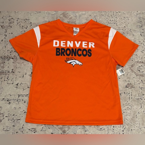 NFL Other - NFL Team Apparel Orange Denver Broncos Football T-Shirt Youth Sz: XL (18 / 20)